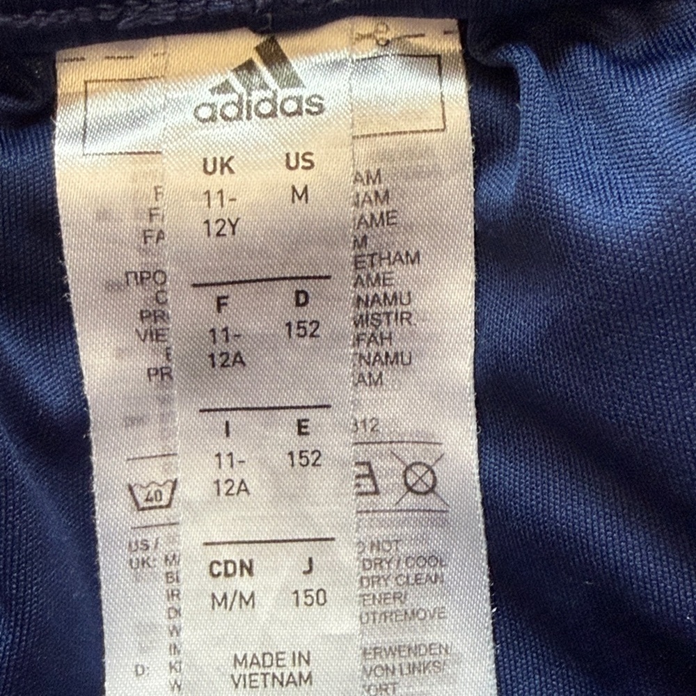 Boys Adidas shorts bundle M 11-12 years soccer blue black 3 pairs Aeroready - Picture 7 of 8